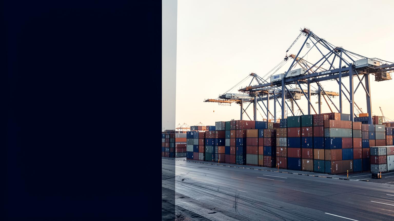 International container terminal and cargo infrastructure